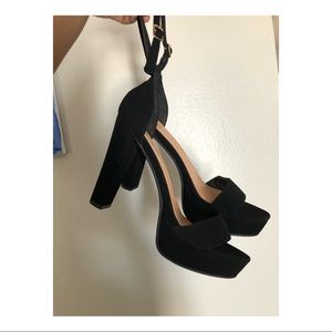 Black Suede Heels